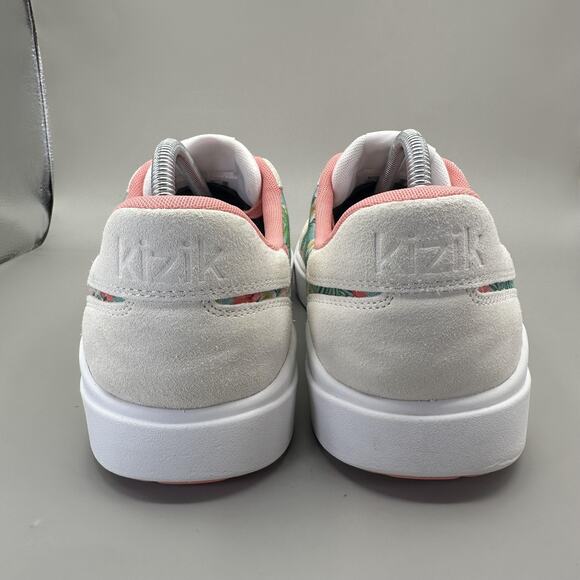 Kizik Shoes Womens Size 11 Pink Prague 2.0 Floral Honolulu Hands Free Sneakers - Picture 6 of 11